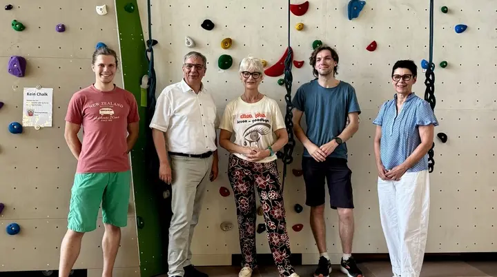 OB Mende und Frau Linsenhoff beim DAV | © Büro OB Mende